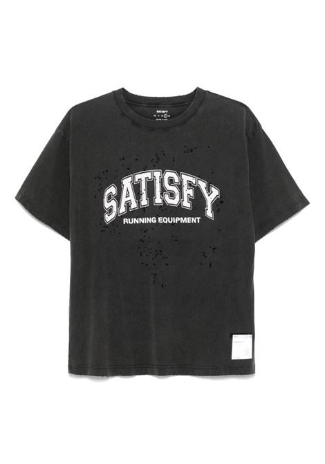 mothtech tee man black SATISFY | 1100600A04