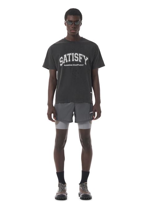 t-shirt mothtech uomo nera SATISFY | 1100600A04