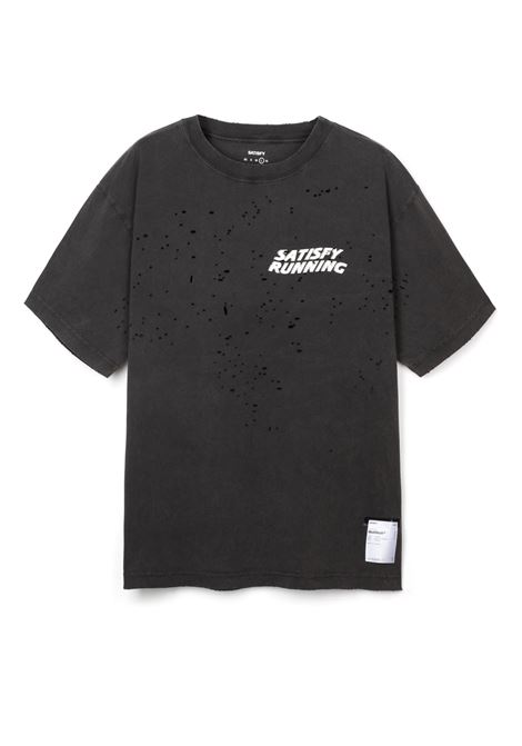 t-shirt mothtech uomo nera SATISFY | 1100600A08