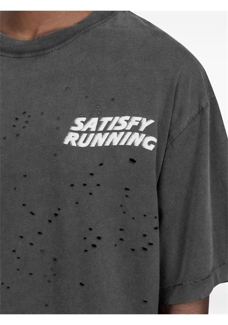 mothtech tee man black SATISFY | 1100600A08