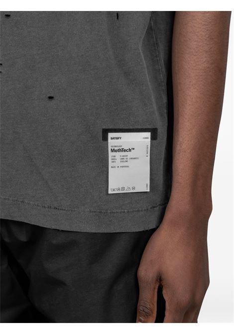 mothtech tee man black SATISFY | 1100600A08