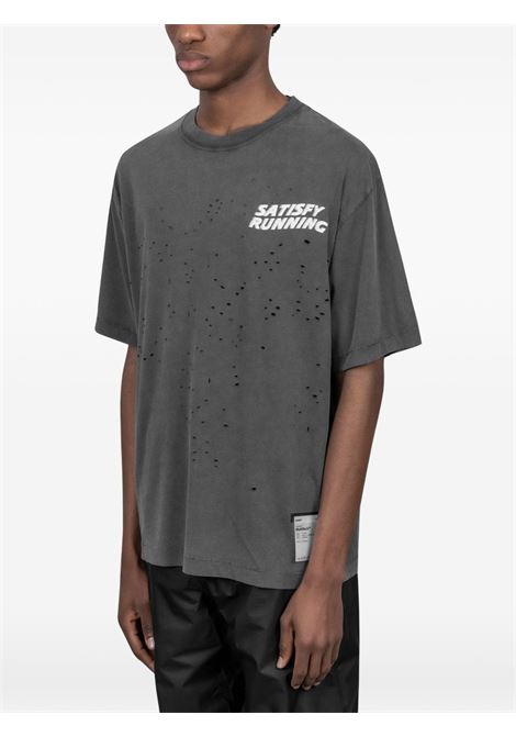 mothtech tee man black SATISFY | 1100600A08