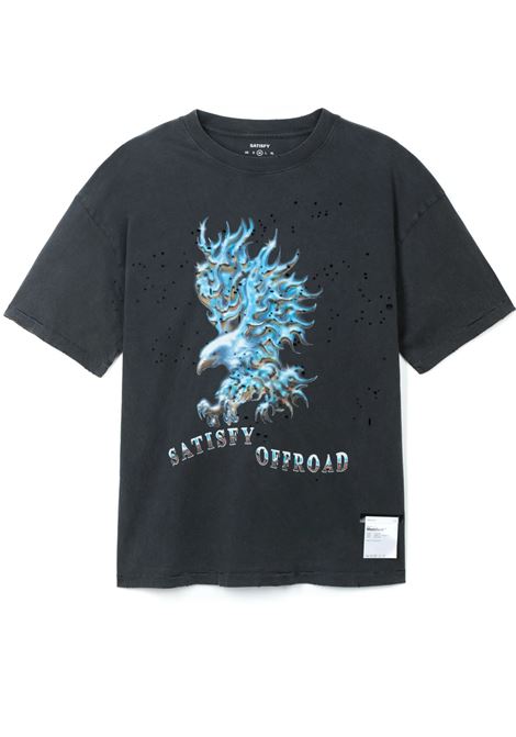 t-shirt mothtech uomo nera SATISFY | 1100600A15