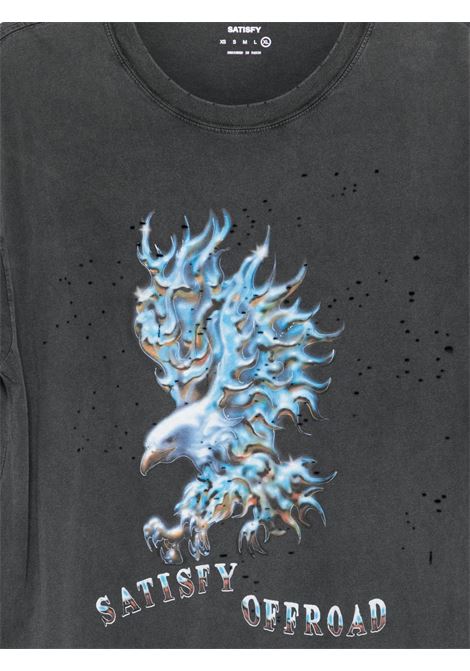 mothtech tee man black SATISFY | 1100600A15