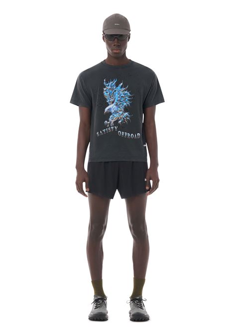 t-shirt mothtech uomo nera SATISFY | 1100600A15