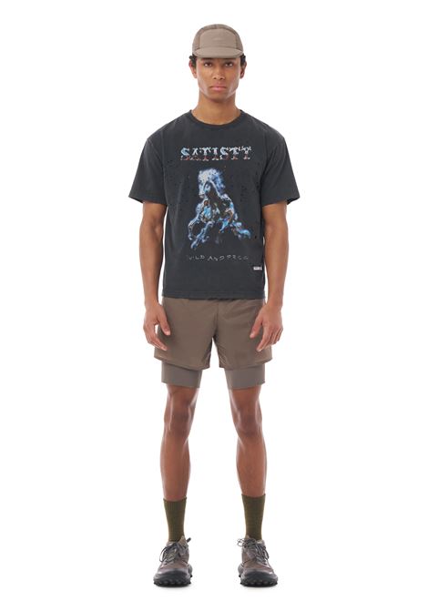 t-shirt mothtech uomo nera SATISFY | 1100600A16