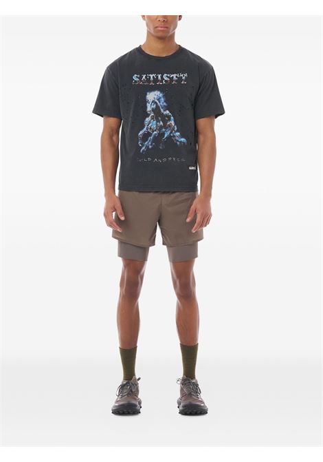 mothtech tee man black SATISFY | 1100600A16