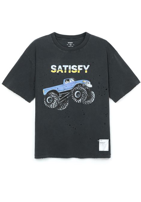 t-shirt mothtech uomo nera SATISFY | 1100600A21