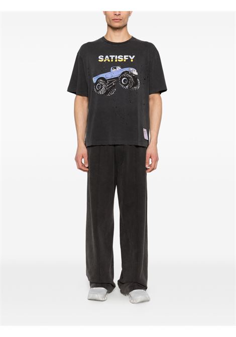 mothtech tee man black SATISFY | 1100600A21