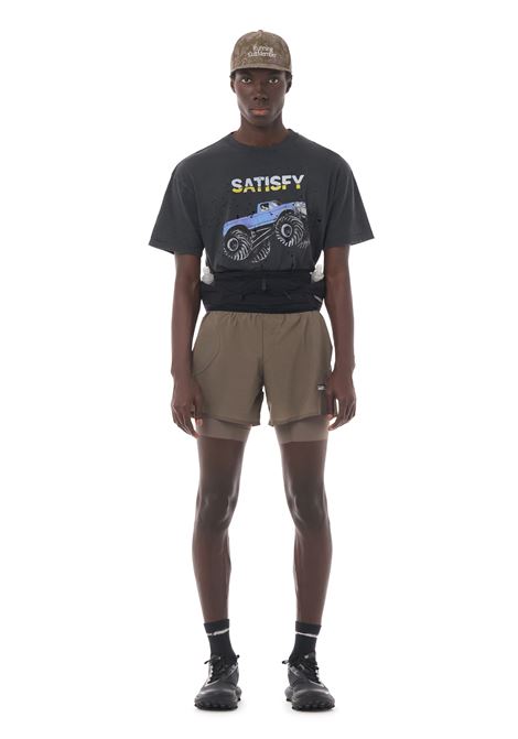 t-shirt mothtech uomo nera SATISFY | 1100600A21