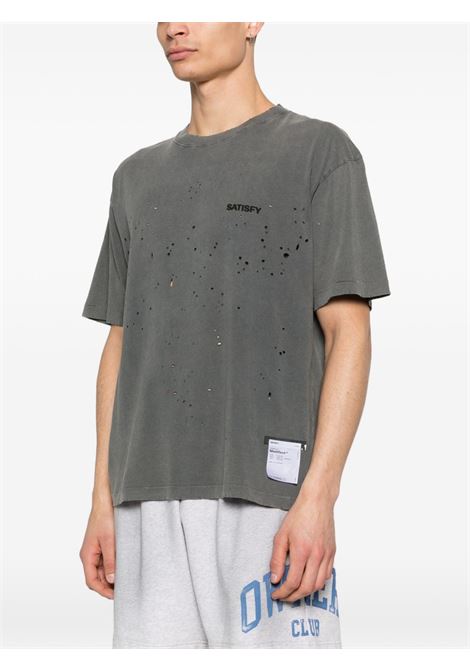 mothtech tee man black SATISFY | 1100601A02