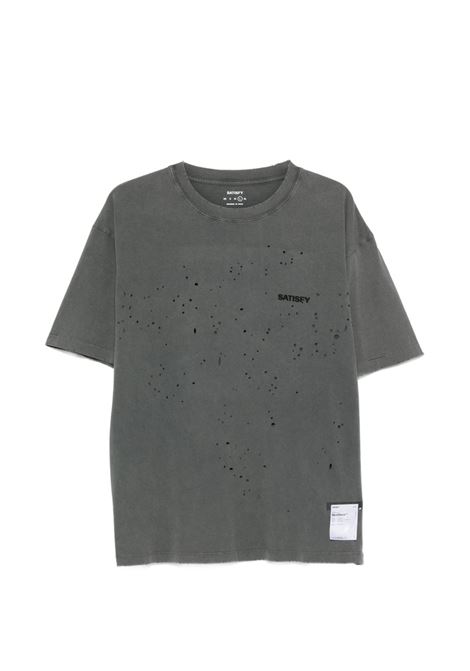 mothtech tee man black SATISFY | 1100601A02