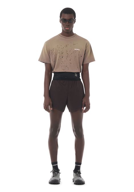 t-shirt mothtech muscle uomo beige scuro SATISFY | 1100691E02