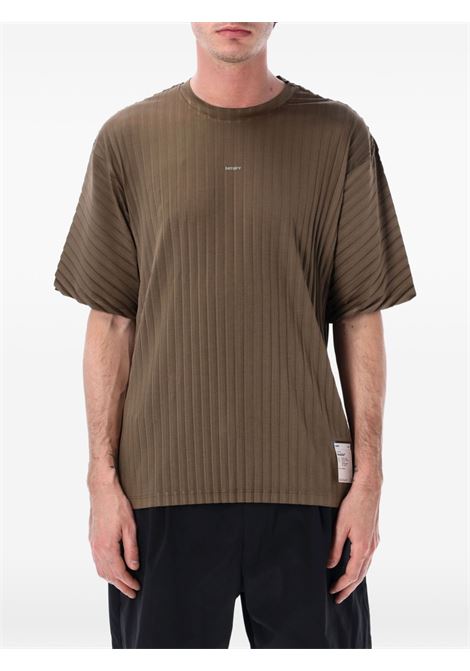auralite plated t-shirt man olive SATISFY | 1104350601