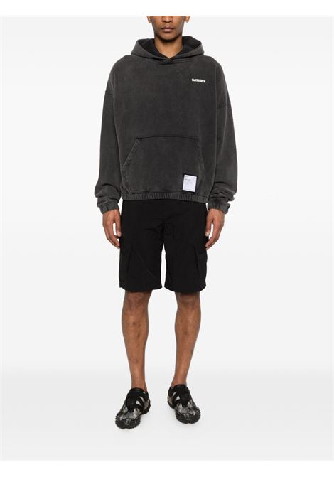 felpa softcell uomo nera SATISFY | 1104600A02