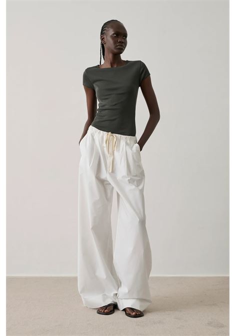 hugues pants woman white SOEUR | PAN1032BLA12