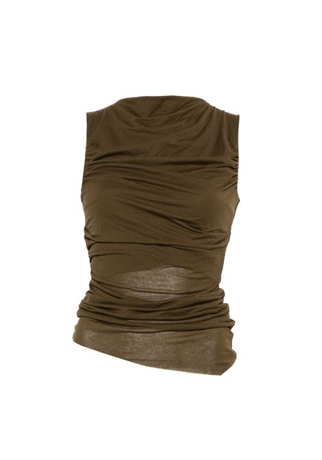 irina top woman khaki SOEUR | TSH0624KAK10