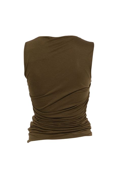 irina top woman khaki SOEUR | TSH0624KAK10