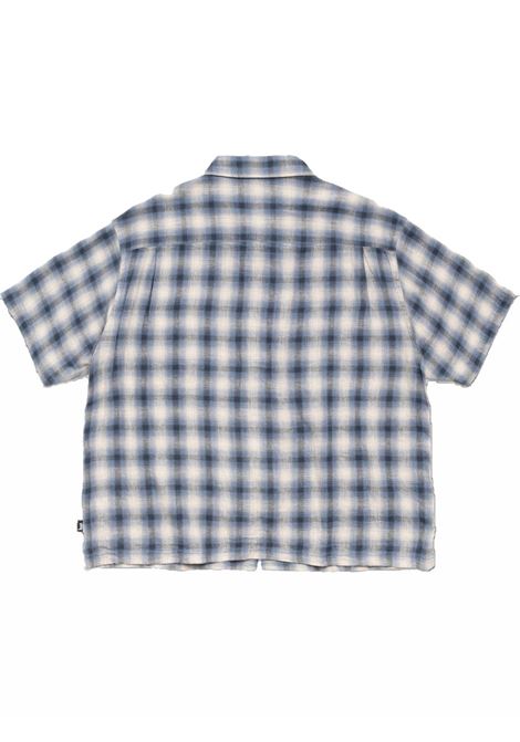 camicia liam ss plaid unisex blu STÜSSY | 11103850801