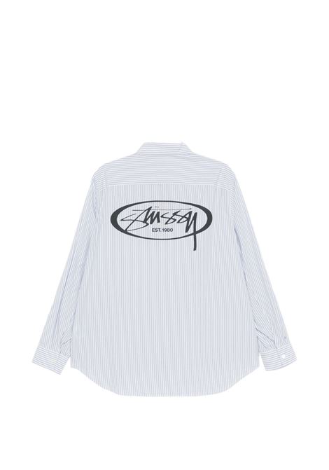 standard logo shirt unisex blue STÜSSY | 11103870980