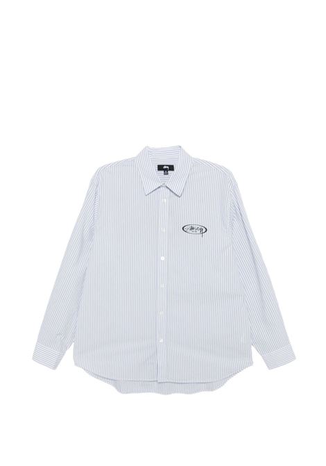 standard logo shirt unisex blue STÜSSY | 11103870980