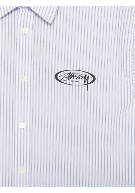 standard logo shirt unisex blue STÜSSY | 11103870980