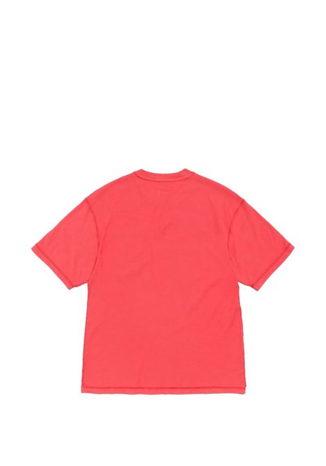 t-shirt lazy ss tee unisex rossa STÜSSY | 11402832587