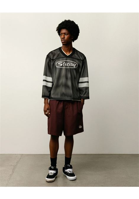 maglia trucker team jersey unisex nera STÜSSY | 11403840001
