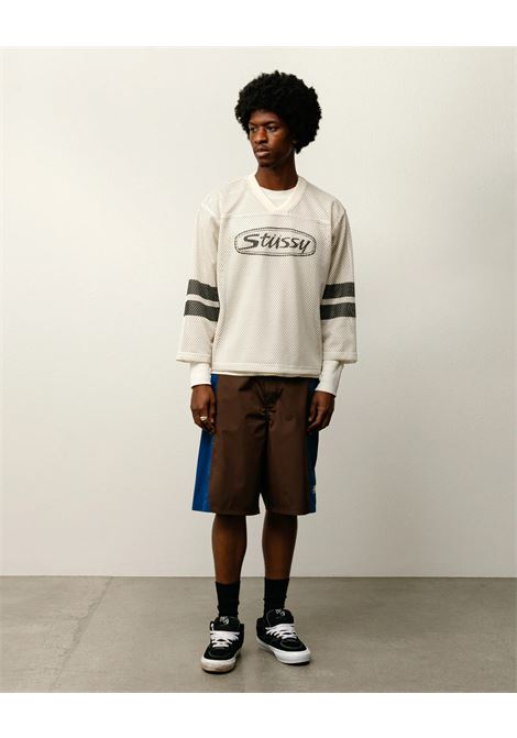 maglia trucker team jersey unisex natural STÜSSY | 11403841005