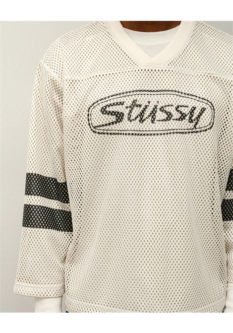 maglia trucker team jersey unisex natural STÜSSY | 11403841005