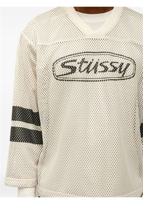maglia trucker team jersey unisex natural STÜSSY | 11403841005