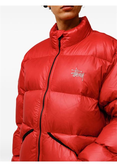 giacca imbottito micro ripstop uomo rosso STÜSSY | 1158770601