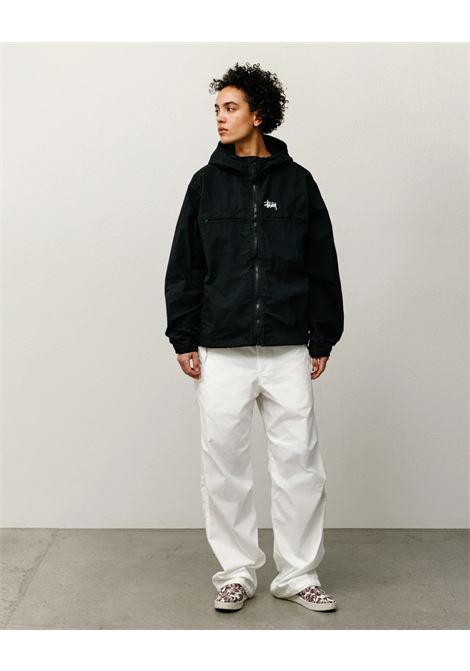 giacca lightweight hooded unisex nera STÜSSY | 1159000001