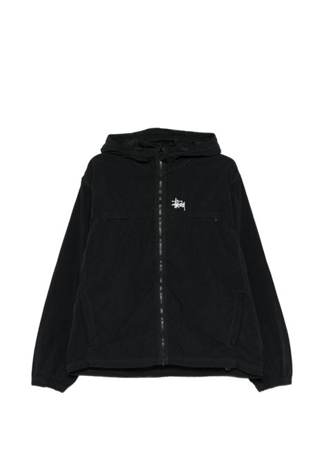 lightweight hooded jacket unisex black STÜSSY | 1159000001