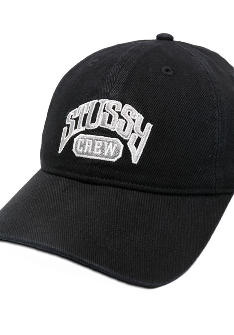 cappello lp stüssy crew strapback uomo nero STÜSSY | 13111920001