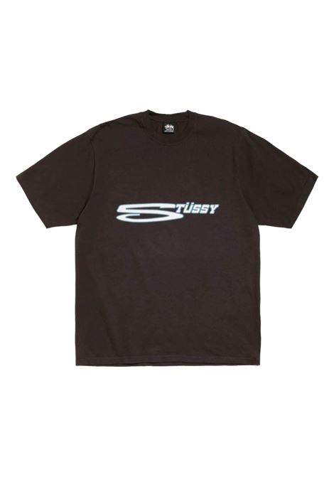 t-shirt stretch pigment dyed uomo nera STÜSSY | 19051450090