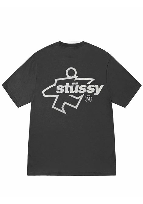 t-shirt surf size pig dyed unisex nera STÜSSY | 19051800090