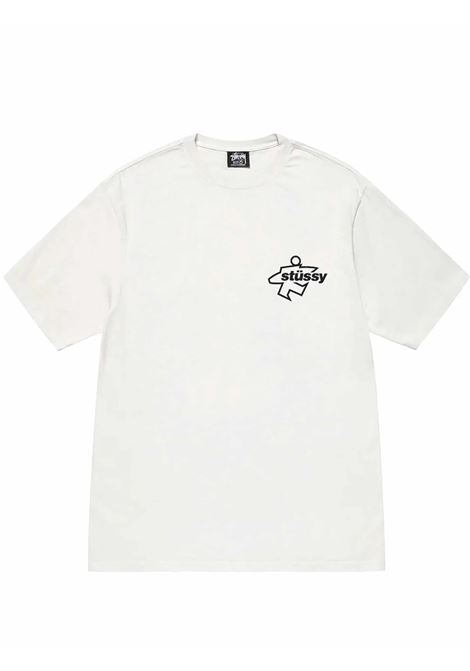 t-shirt surf size pig dyed unisex natural STÜSSY | 19051801002