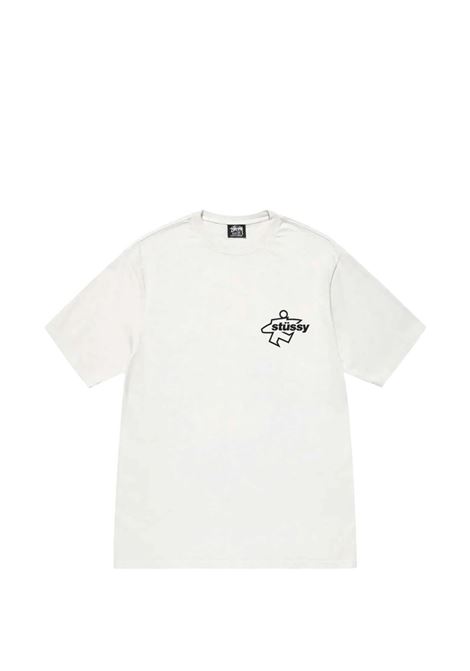 t-shirt surf size pig dyed unisex natural STÜSSY | 19051801002