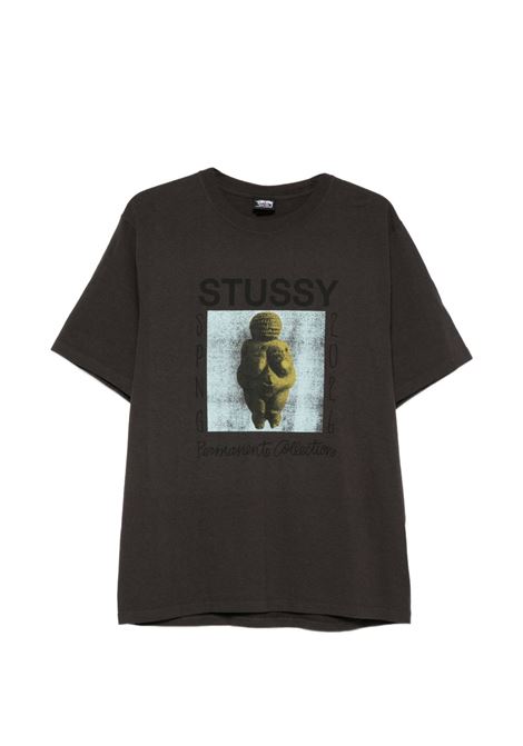 T-shirt permament collection pigment dyed unisex nera STÜSSY | 19051820090