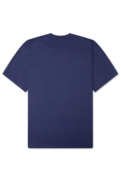 T-shirt permament collection pigment dyed unisex nera indigo STÜSSY | 19051820811