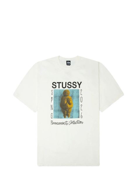 T-shirt permament collection pigment dyed unisex natural STÜSSY | 19051821002