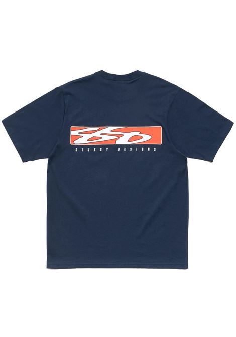 t-shirt s box unisex navy STÜSSY | 19051840806