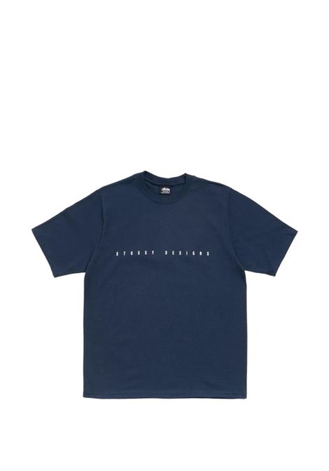 t-shirt s box unisex navy STÜSSY | 19051840806