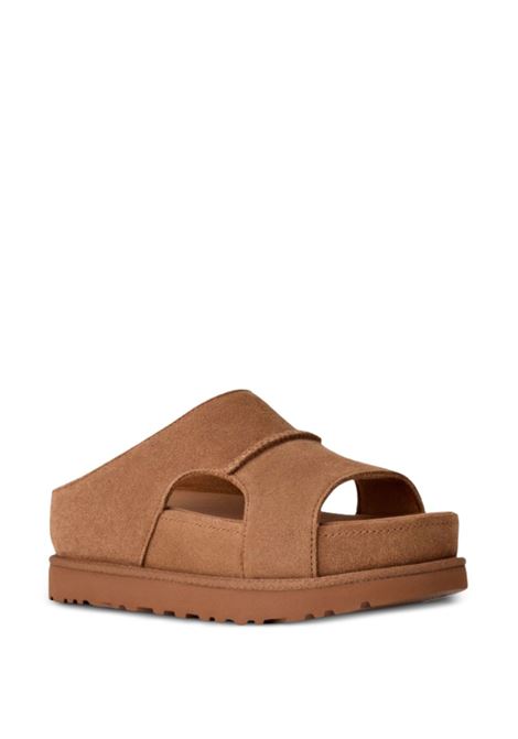 goldenstar hi sandals woman chestnut UGG | 1175132CHE