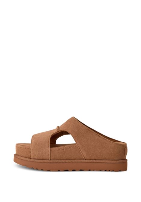 goldenstar hi sandals woman chestnut UGG | 1175132CHE