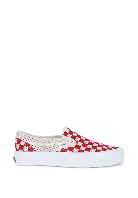 sneakers lx classic slip-on 98 rosse e bianche VANS | VN000EG1CIS1