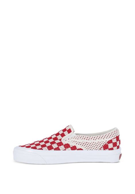 sneakers lx classic slip-on 98 rosse e bianche VANS | VN000EG1CIS1