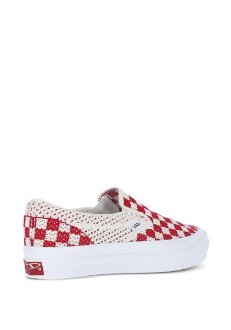 sneakers lx classic slip-on 98 rosse e bianche VANS | VN000EG1CIS1