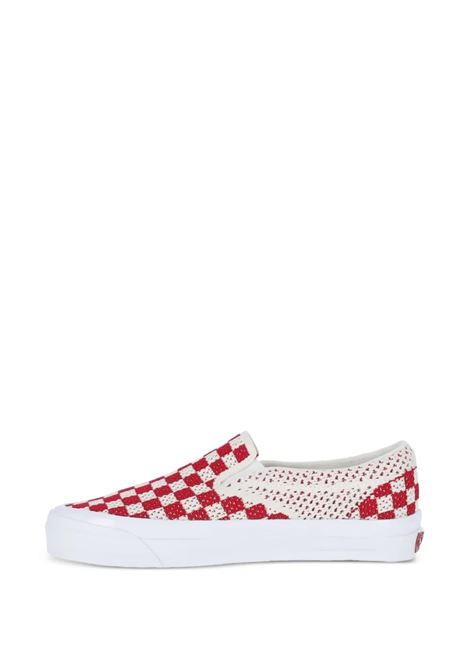 sneakers lx classic slip-on 98 rosse e bianche VANS | VN000EG1CIS1